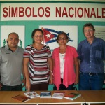 De izquierda a derecha, Pablo, Hilda, Glenia y Juan.