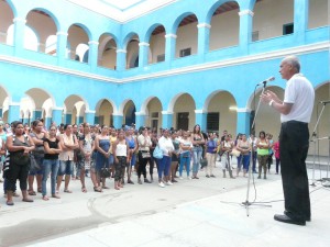 Acto de inicio docente del Curso por Encuentro.