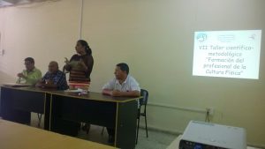 Taller Científico Metodológico sobre la Formación Profesional en la Facultad de Cultura Física.