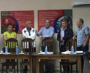 Al intercambio se sumó además el Dr. C. José Ramón Saborido Loidi, Ministro de Educación Superior en Cuba.